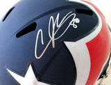 Andre Johnson Autographed Houston Texans F/S AMP Speed Helmet-JSA W Auth *Silver