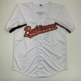 Autographed/Signed Adam Jones Baltimore White Baseball Jersey JSA COA