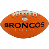 Chris Harris Autographed Denver Broncos Logo Football No Fly Zone JSA 18748