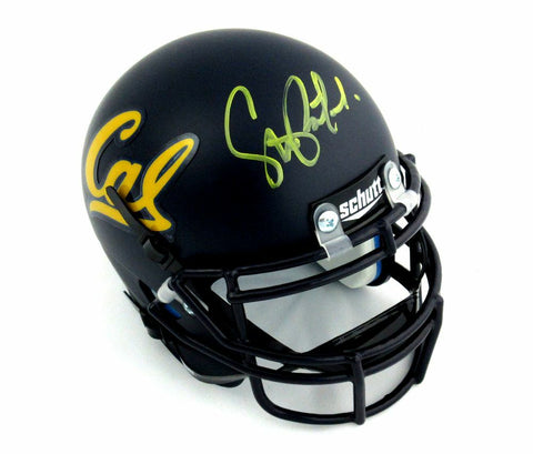 Steve Bartkowski Signed California Golden Bears Schutt NCAA Mini Helmet