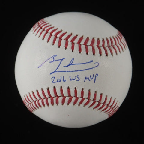 Ben Zobrist Signed OML Baseball "2016 WS MVP" (JSA COA) Chicago Cubs Utility Man