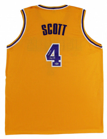 Byron Scott Signed Los Angeles Lakers Jersey Inscribed "Showtime" (Beckett COA)