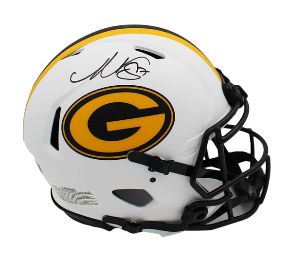 Romeo Doubs Signed Green Bay Packers Speed Authentic Lunar NFL Helmet