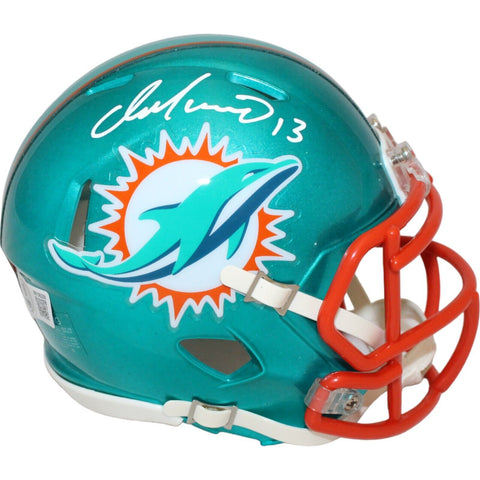 Dan Marino Autographed Miami Dolphins Flash Mini Helmet Beckett 46472