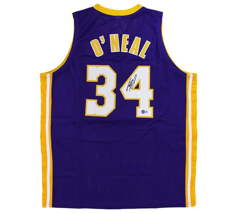 Shaquille O'Neal Signed Los Angeles Custom Purple Jersey