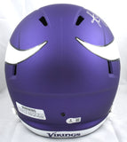 Aaron Jones Autographed Minnesota Vikings F/S Speed Helmet-Beckett W Holo *White