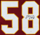 Thomas Davis Sr. Signed Redskins Jersey (JSA Holo) 3xPro Bowl L.B (2015 - 2017)