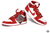 Michael Jordan Autographed Nike 1 Retro 1985 New Beginnings Shoes UDA