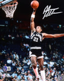 Alvin Robertson Autographed San Antonio Spurs 8x10 Dunk Photo - Beckett W Holo