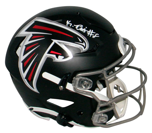 KYLE PITTS AUTOGRAPHED ATLANTA FALCONS AUTHENTIC SPEEDFLEX HELMET BECKETT