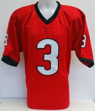 Todd Gurley Signed Georgia Bulldogs Red Jersey (PSA COA) Falcons Pro Bowl R.B.