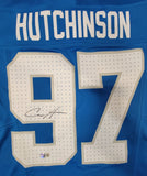 AIDAN HUTCHINSON SIGNED DETROIT LIONS NIKE XXL LIMITED FUSE JERSEY BECKETT COA