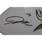 Jordan Addison Autographed Minnesota Vikings Logo Football Beckett 47363