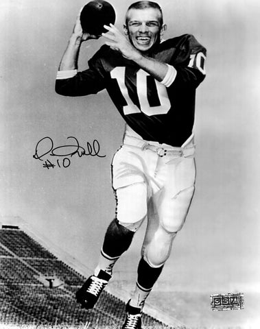 DON TRULL AUTOGRAPHED BAYLOR BEARS 8x10 PHOTO COA