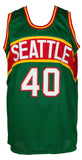 Shawn Kemp Signed SuperSonics Jersey (PSA COA) Seattle #1 Pick 1989 NBA Draft