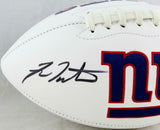 Fran Tarkenton Autographed New York Giants Logo Football w/ HOF- JSA W Auth