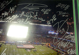 SUPER BOWL CHAMP SEAHAWKS AUTOGRAPHED FRAMED 16X20 PHOTO 26 SIGS MCS 90706