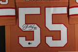 DERRICK BROOKS (Buccaneers TB Tower) Signed Autographed Framed Jersey Beckett