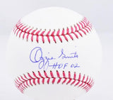 Ozzie Smith Autographed OML Baseball w/HOF - Fanatics *Blue