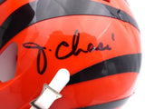 Ja'Marr Chase Autographed Signed Bengals Speed Mini Helmet Beckett QR #1W663982