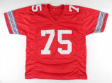 Orlando Pace Signed Ohio State Buckeyes Jersey Inscr "2x All American" (JSA COA)