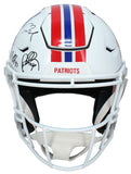 Tom Brady, Gronkowski, Edelman +4 Autographed SpeedFlex Helmet Fanatics LE 9/12