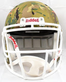 Earl Campbell Signed Texas Longhorns F/S Camo Speed Helmet w/HT 77-BeckettW Holo