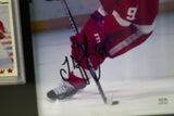 Sergie Federov Signed Photo with 2 Cards (Frame as is) (PSA COA)