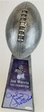 Joe Morris "SB XXI Champs" Signed 15 Inch Replica Lombardi Trophy (JSA) Giants