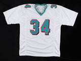 Ricky Williams Signed Miami Dolphins Jersey "Split Blunts, Not Carries"(PSA COA)