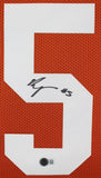 Texas Bijan Robinson Authentic Signed Burnt Orange Pro Style Jersey BAS