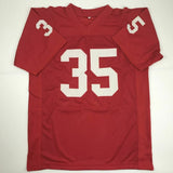 Autographed/Signed AENEAS WILLIAMS Arizona Red Football Jersey Beckett BAS COA