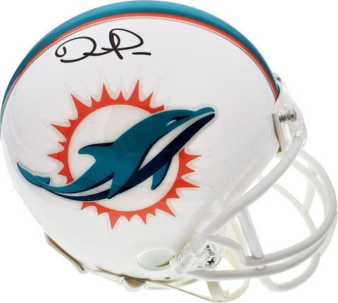 DEVANTE PARKER AUTOGRAPHED MIAMI DOLPHINS MINI HELMET BECKETT BAS STOCK #177436