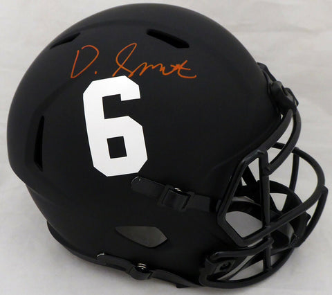 DEVONTA SMITH AUTOGRAPHED ALABAMA ECLIPSE BLACK FULL SIZE HELMET BECKETT 191975