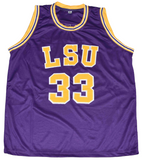 SHAQUILLE O'NEAL SIGNED AUTOGRAPHED LSU TIGERS #33 BASKETBALL JERSEY BECKETT