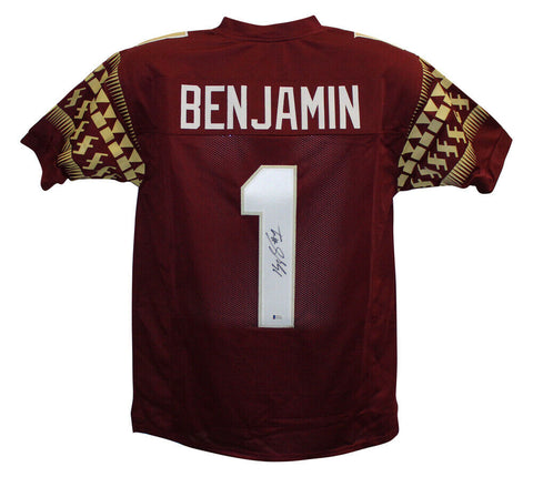 Kelvin Benjamin Autographed/Signed College Style Maroon XL Jersey BAS 26841