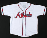 Chipper Jones Signed Atlanta Braves Jersey (PSA COA) HOF 8xAll Star 3rd Baseman