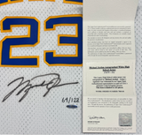 Michael Jordan Autographed Authentic Laney High School Jersey UDA LE 123