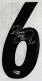 Jerome Bettis Authentic Signed White Pro Style Jersey Autographed BAS Witnessed