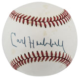 Giants Carl Hubbell Authentic Signed Baseball Autographed BAS #BM04312