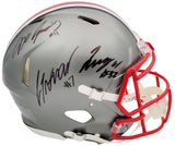 STROUD, SMITH-NJIGBA & HENDERSON AUTO OHIO STATE FLASH FULL SIZE AUTH HELMET