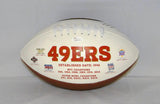 Anquan Boldin Autographed San Francisco 49ers Logo Football- JSA W Auth