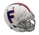 Steve Spurrier Signed Florida Gators Schutt Authentic White Helmet w -66 Heisman