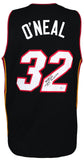 Shaquille O'Neal (HEAT) Signed Black Custom Basketball Jersey - (BECKETT COA)