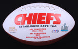 Christian Okoye Signed Kansas City Chiefs Logo Football (PSA Holo) All Pro R.B.