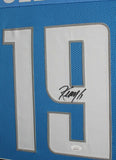 KENNY GOLLADAY (Lions blue TOWER) Signed Autographed Framed Jersey JSA