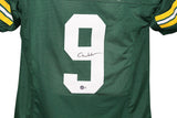 Christian Watson Autographed/Signed Pro Style Green XL Jersey Beckett 40166