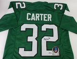 Michael Carter Signed Jets Green Jersey (Beckett Holo) New York 2021 4th Rnd Pk