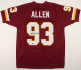 Jonathan Allen Signed Redskins Jersey (Prova COA) 1st Rd Pick 2017 Draft DE/Bama