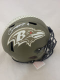 ZAY FLOWERS SIGNED BALTIMORE RAVENS F/S STS SPEED AUTHENTIC HELMET BECKETT